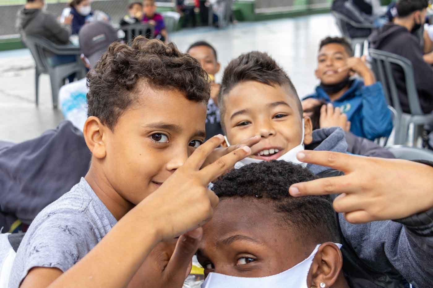 Ação social, comunidade e voluntário